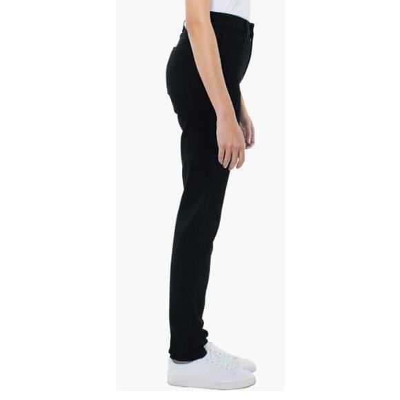 American Apparel Jeans Womens High Waist Rise Slim Skinny Jeans Black sz 29 - Picture 2 of 12